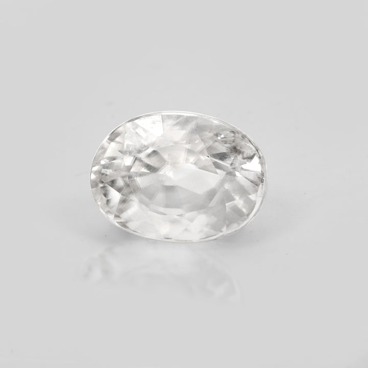 Certified White Zircon 5.60 Cts (6.16 Ratti)