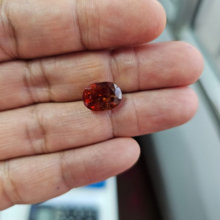 Hessonite (Gomed) 7.00 Cts (7.70 Ratti) Sri Lanka (Ceylon)