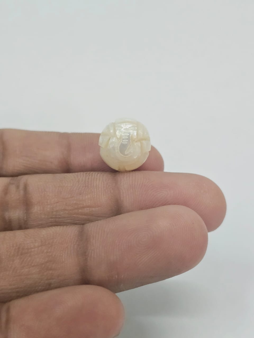 Fresh Water Pearl Carving Ganesha | Blessed Pearl | (PYVU50-1)