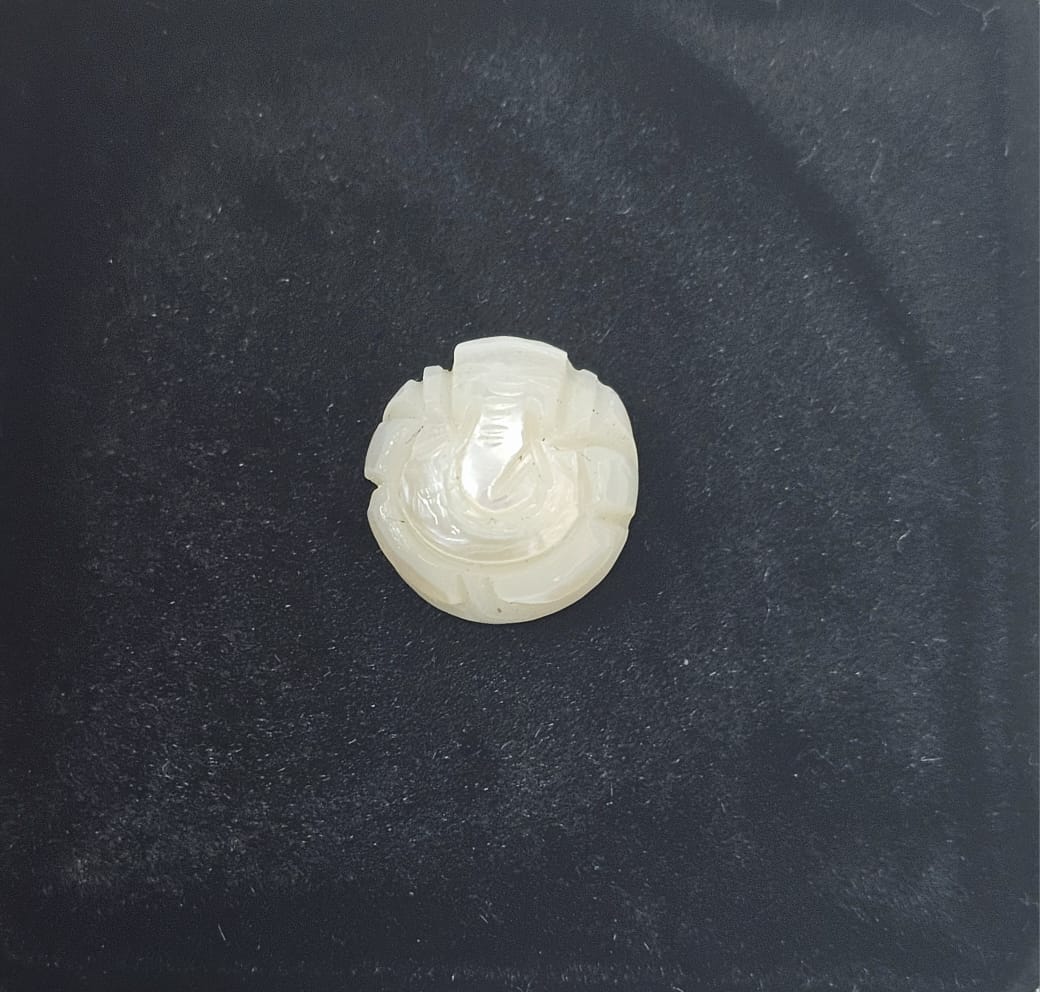 Fresh Water Pearl Carving Ganesha | Blessed Pearl | (PYVU50-1)