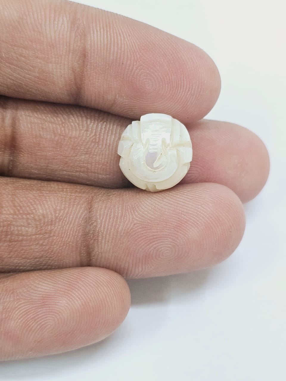 Fresh Water Pearl Carving Ganesha | Blessed Pearl | (PYVU50-1)