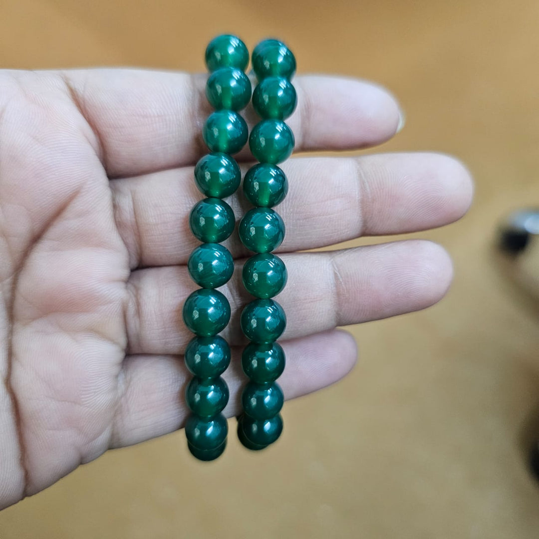 Green Aventurine Bracelet 8MM Round | Positive Energy