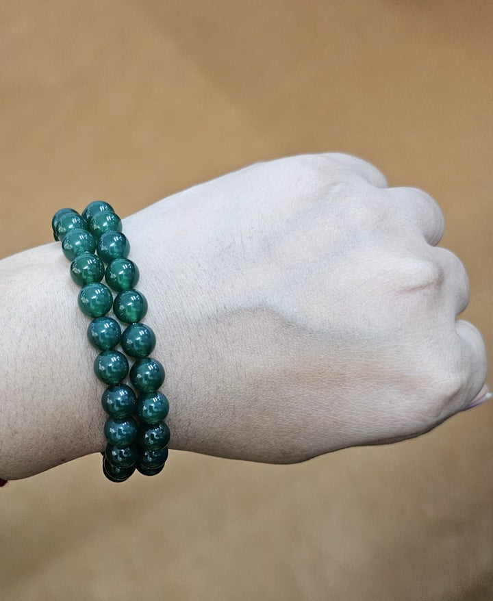 Green Aventurine Bracelet 8MM Round | Positive Energy