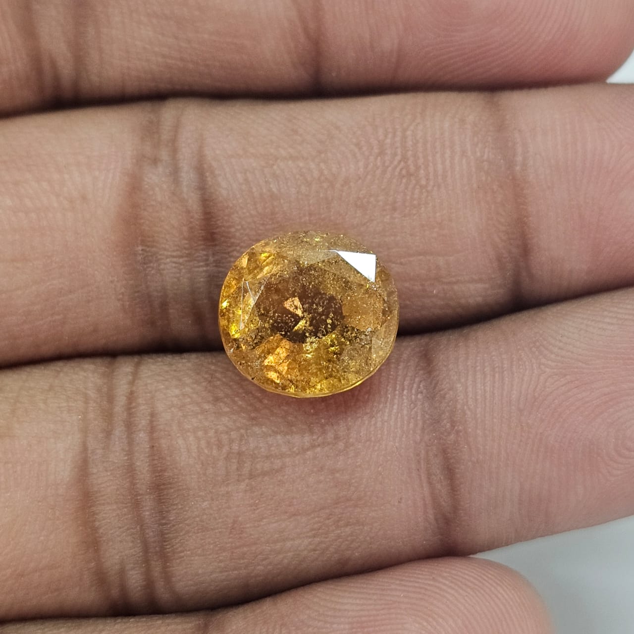 Certified Hessonite (Gomed) 8.31 Cts (9.14 Ratti) Sri Lanka (Ceylon) DIZI52