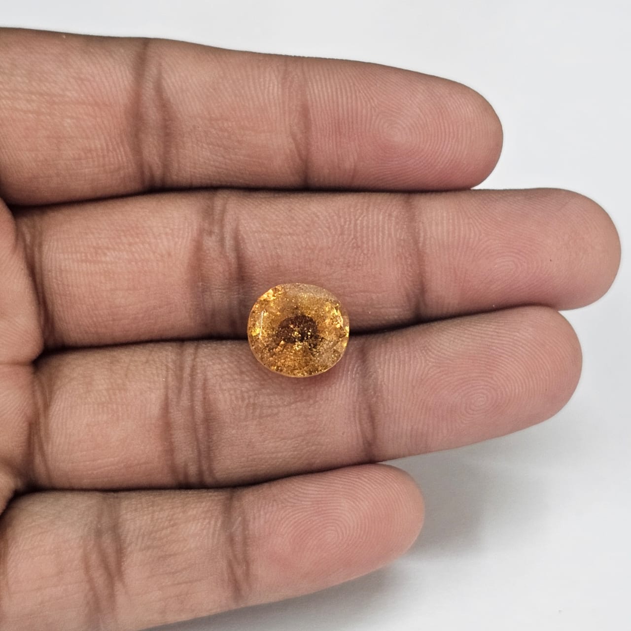 Certified Hessonite (Gomed) 8.31 Cts (9.14 Ratti) Sri Lanka (Ceylon) DIZI52