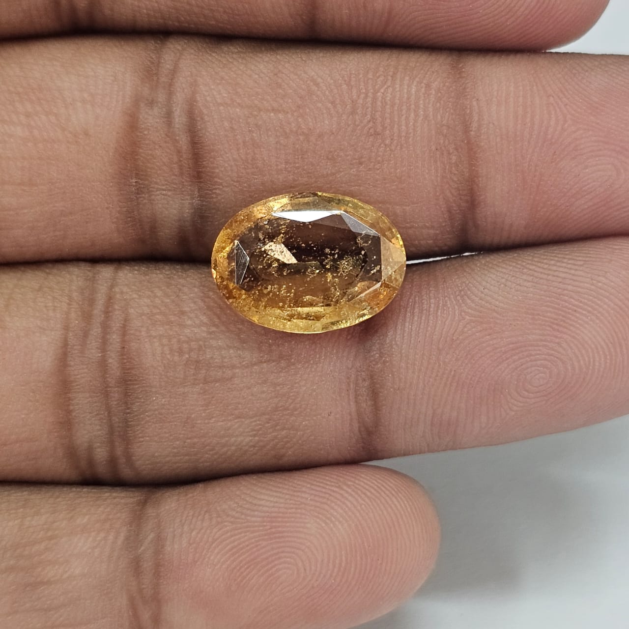 Certified Hessonite (Gomed) 7.57 Cts (8.32 Ratti) Sri Lanka (Ceylon) FPZI25