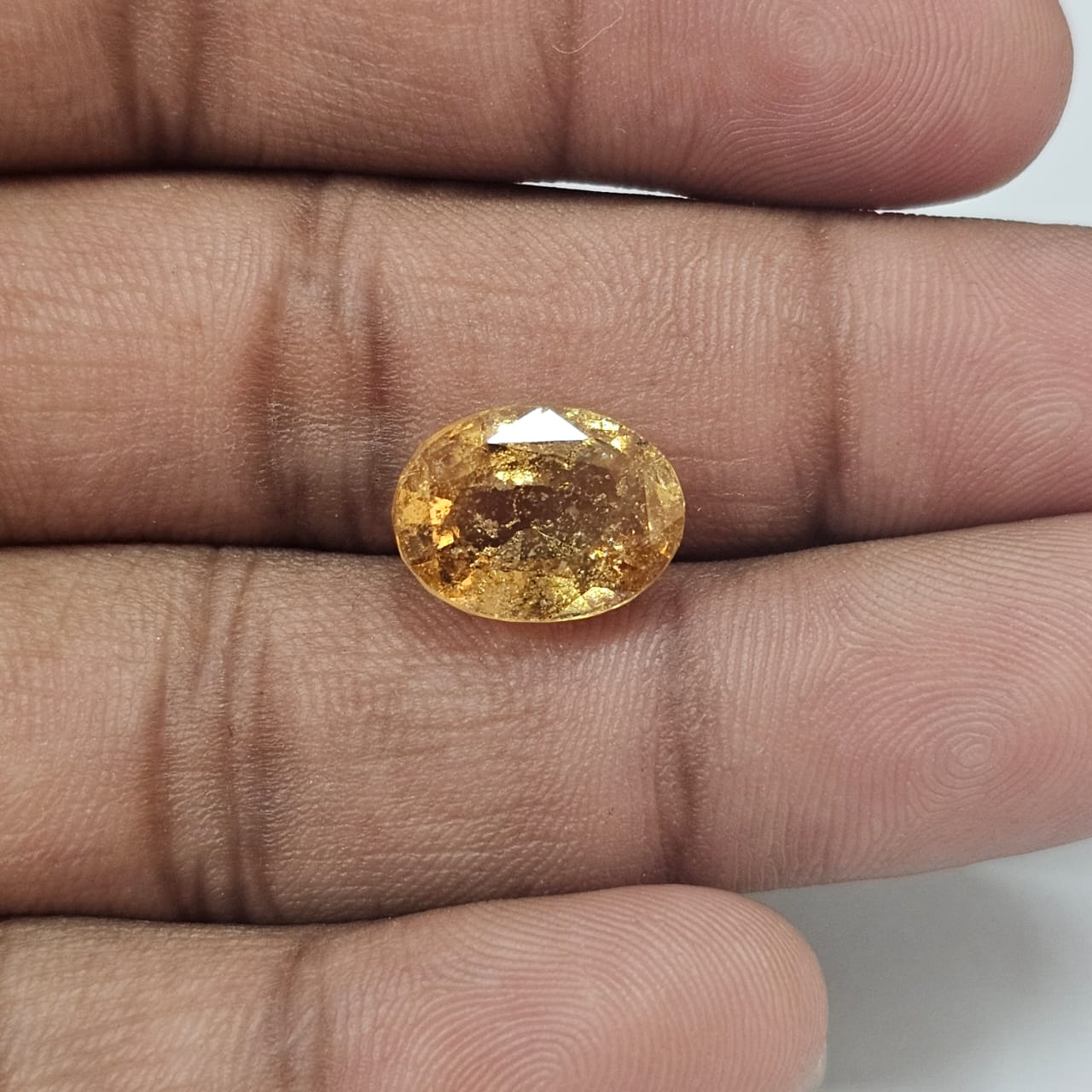 Certified Hessonite (Gomed) 7.72 Cts (8.49 Ratti) Sri Lanka (Ceylon) HFZI42
