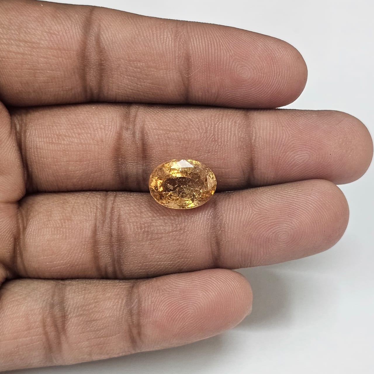 Certified Hessonite (Gomed) 7.72 Cts (8.49 Ratti) Sri Lanka (Ceylon) HFZI42