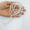 Jain Japa Mala in Clear Quartz(Sphatik) (108+3 Beads)