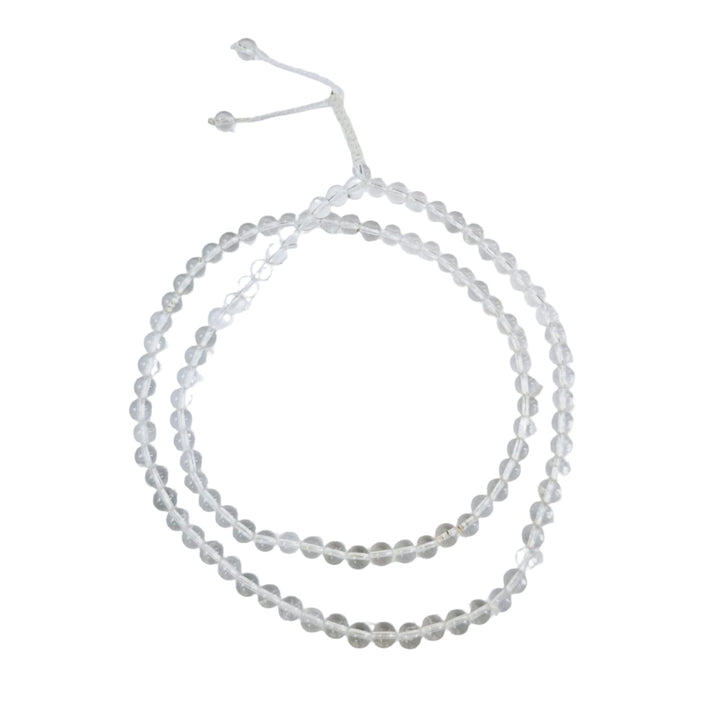 Clear Quartz (Sphatik) Jaap Mala (108+2 Beads)