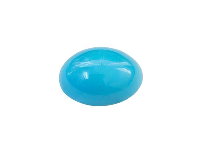 Certified Arizona Turquoise (Firoza) Oval 17.04 Cts (18.74 Ratti) PMBV35-1