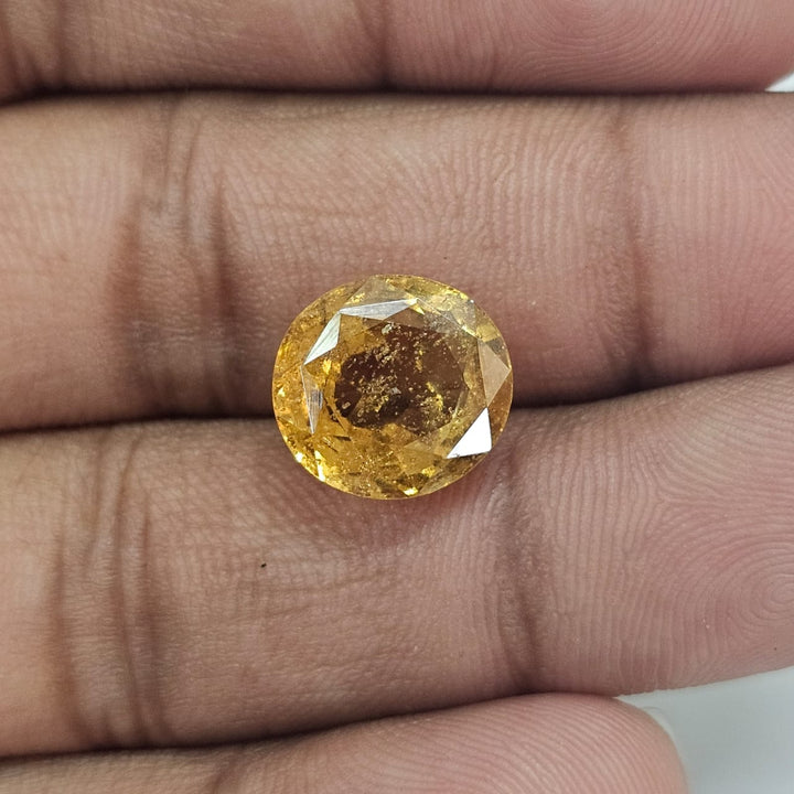 Certified Hessonite (Gomed) 7.70 Cts (8.47 Ratti) Sri Lanka (Ceylon) LIZI27