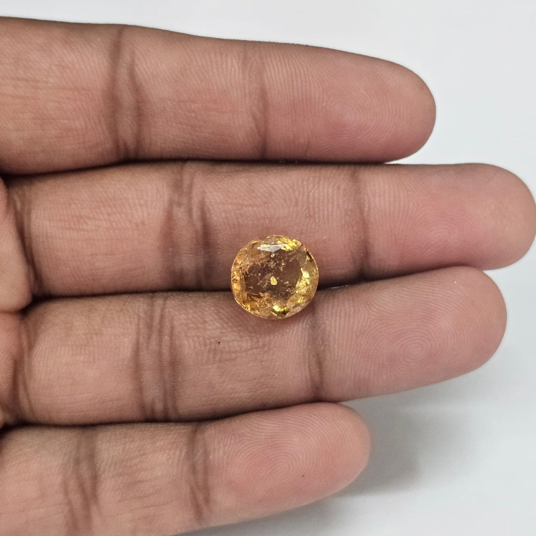 Certified Hessonite (Gomed) 7.70 Cts (8.47 Ratti) Sri Lanka (Ceylon) LIZI27