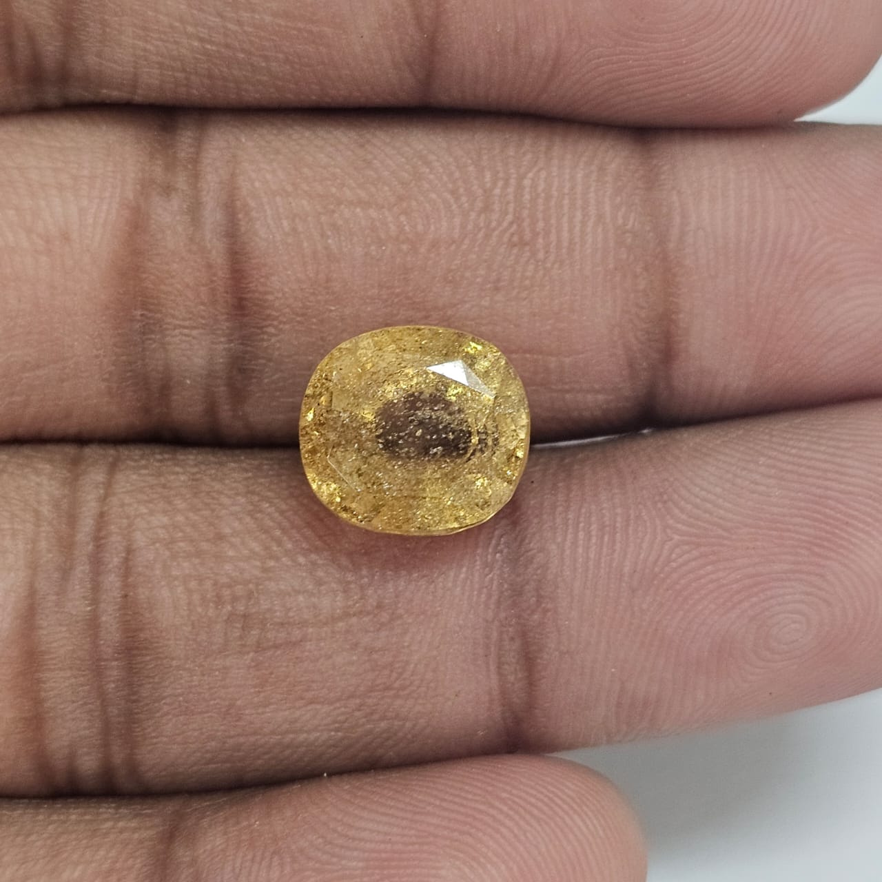 Certified Hessonite (Gomed) 7.72 Cts (8.49 Ratti) Sri Lanka (Ceylon) LRZI23