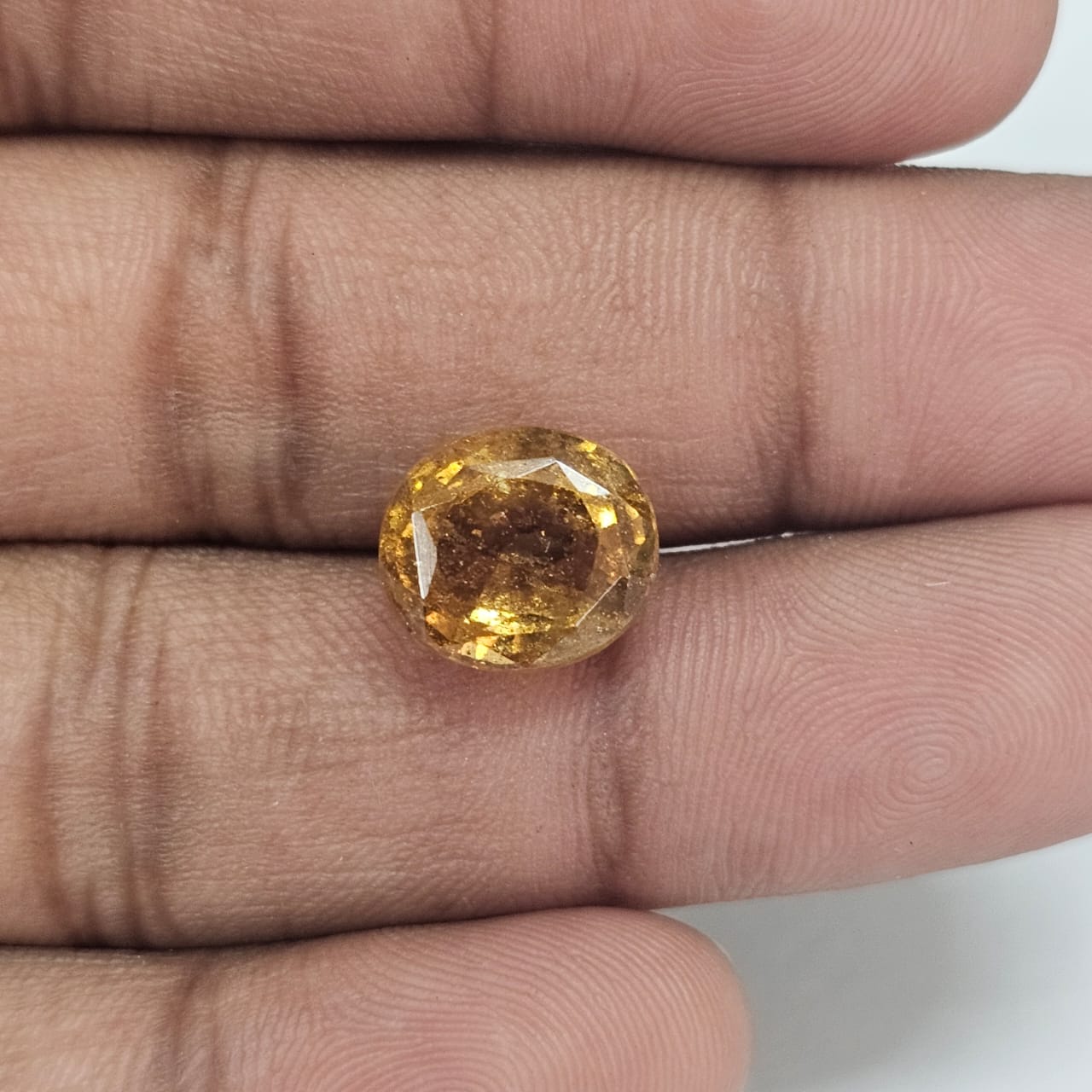 Certified Hessonite (Gomed) 7.86 Cts (8.64 Ratti) Sri Lanka (Ceylon) LPZI01