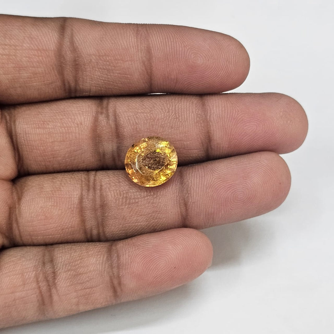 Certified Hessonite (Gomed) 7.50 Cts (8.25 Ratti) Sri Lanka (Ceylon) QZZI65