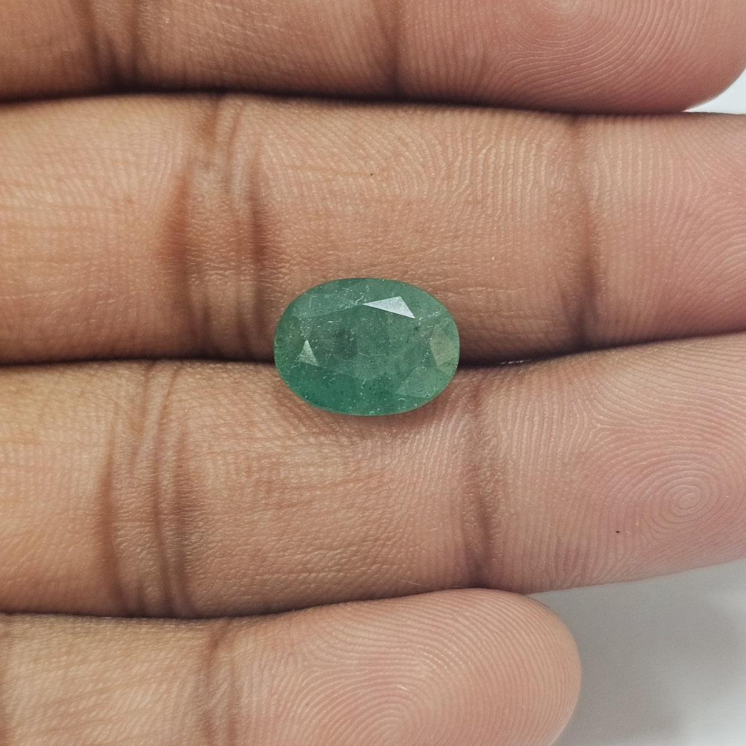 Certified Zambian Emerald (Panna)-3.61 Carats (3.97 Ratti) Zambia VF0345