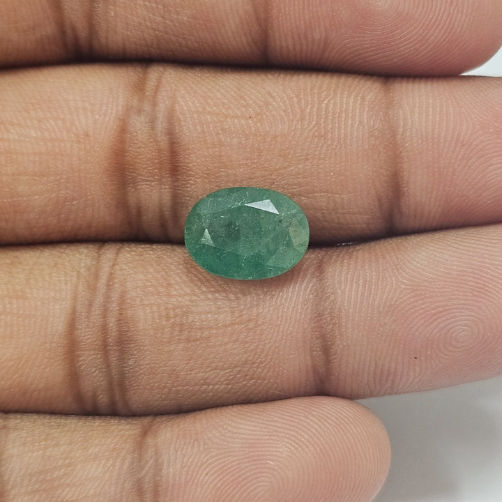 Certified Zambian Emerald (Panna)-3.61 Carats (3.97 Ratti) Zambia VF0345