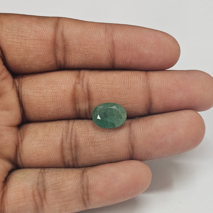 Certified Zambian Emerald (Panna)-3.61 Carats (3.97 Ratti) Zambia VF0345