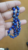Jain Japa Mala in Lapis Lazuli (108+3 Beads)