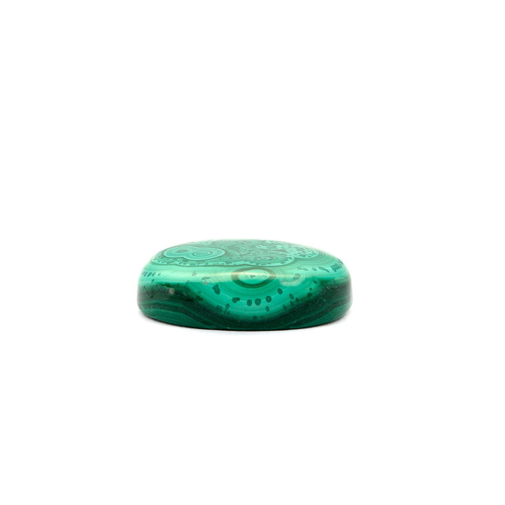 Natural Malachite Gemstone Oval Cabochon 23.50 Carats