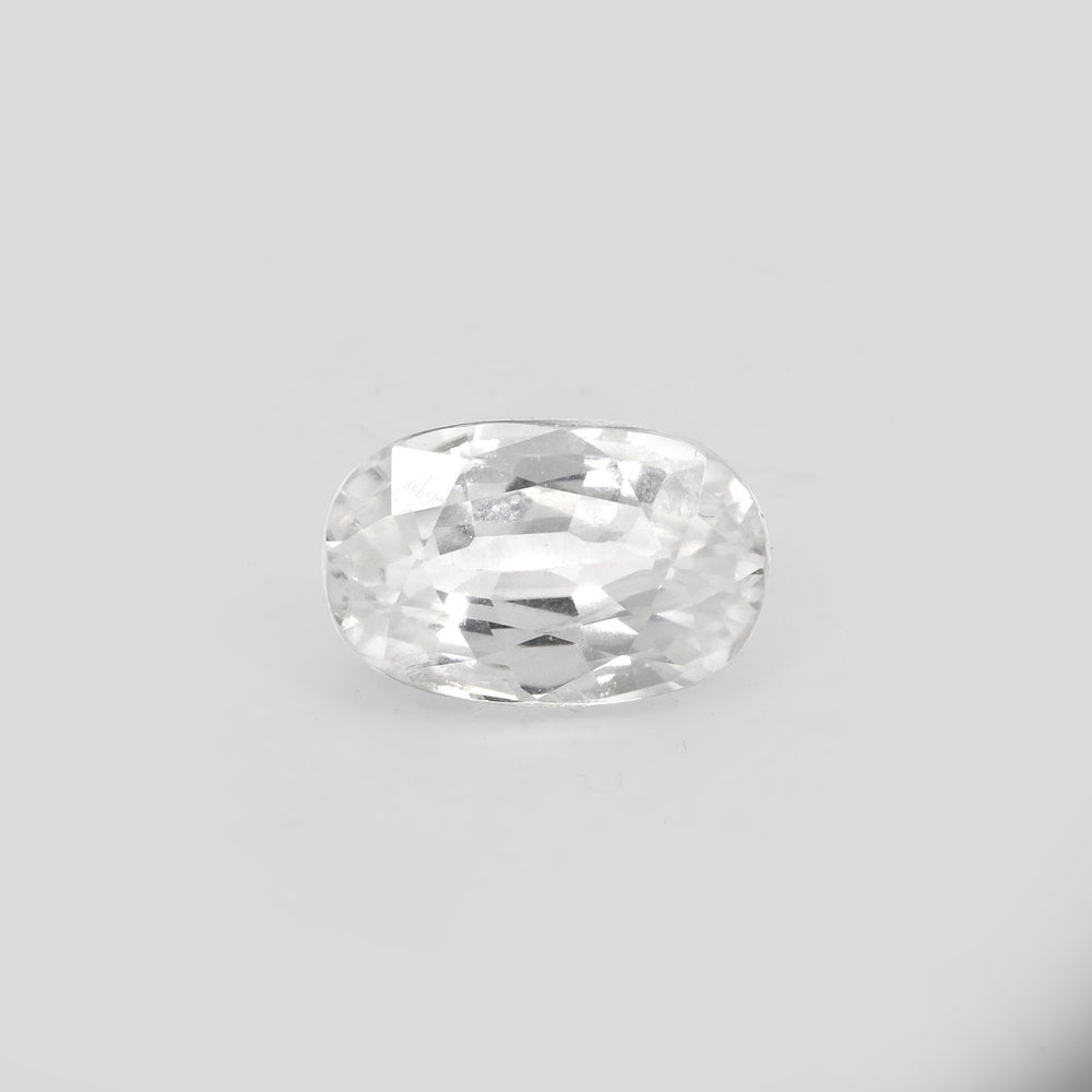 Certified White Zircon 5.56 Cts (6.11 Ratti) XEVW86