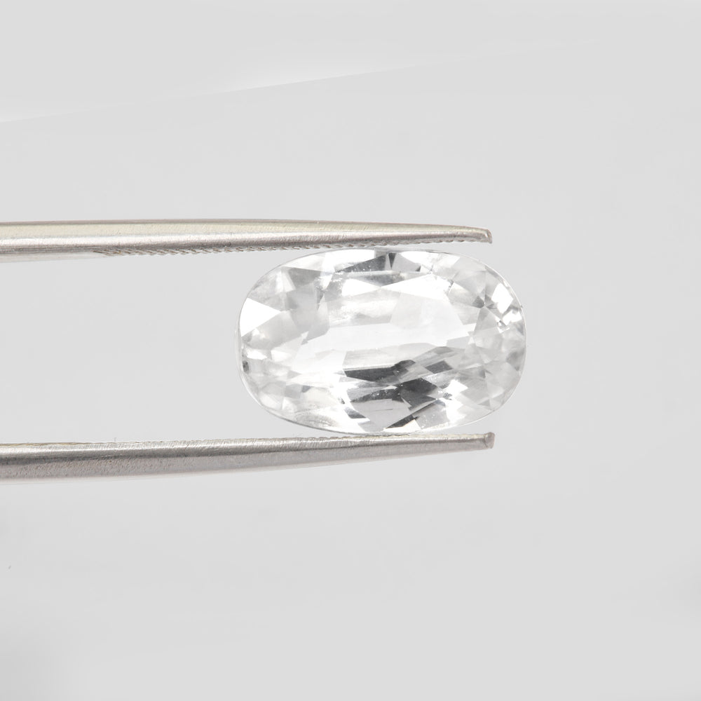 Certified White Zircon 5.56 Cts (6.11 Ratti) XEVW86