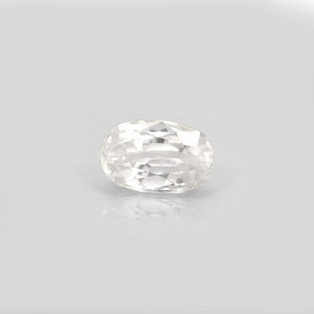 Natural White Zircon 5.55 Cts (6.11 Ratti)