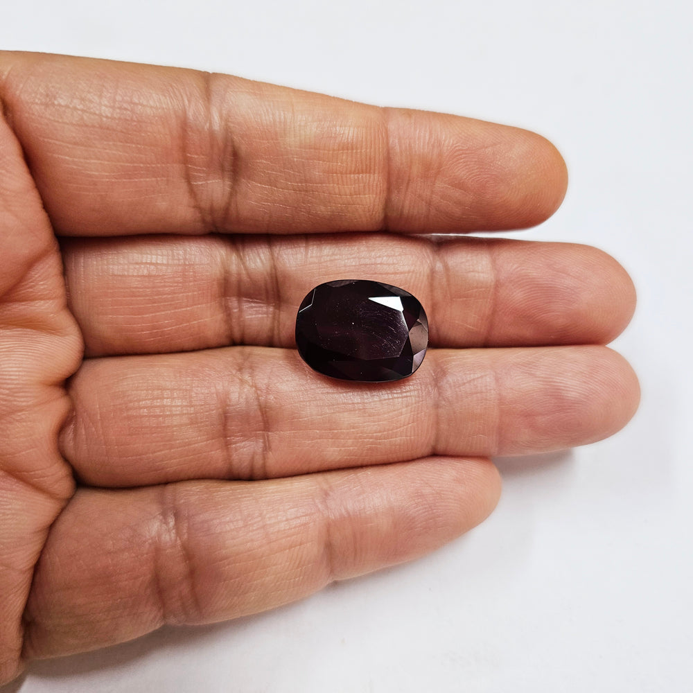 Certified Black Hessonite (Kala Gomed) 21.84Cts (24.02 Ratti) Sri Lanka (Ceylon) XJZI04