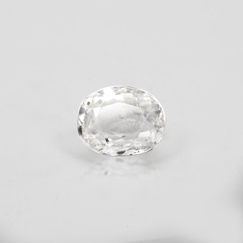 Certified White Zircon 8.32 Cts (9.15 Ratti) XLVW46