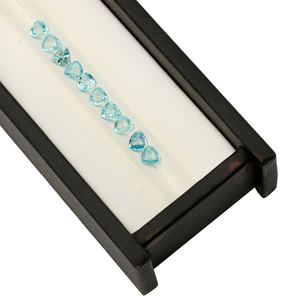 3Pc Lot Blue Zircon Trillion 1.00 Carats XNCI72