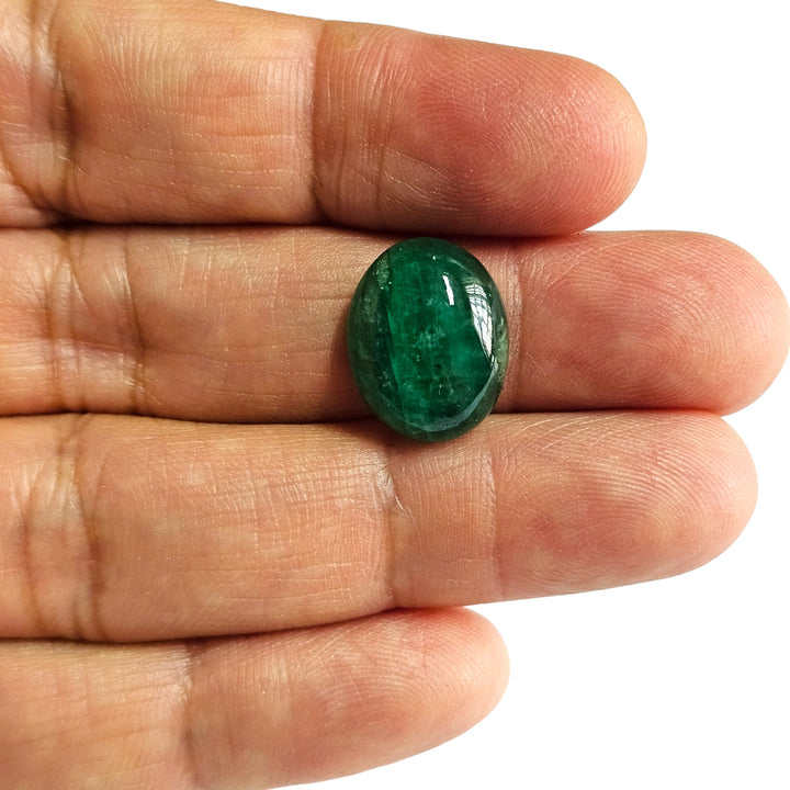 Certified Emerald (Panna) 12.80 Carats (14.08 Ratti) Zambian