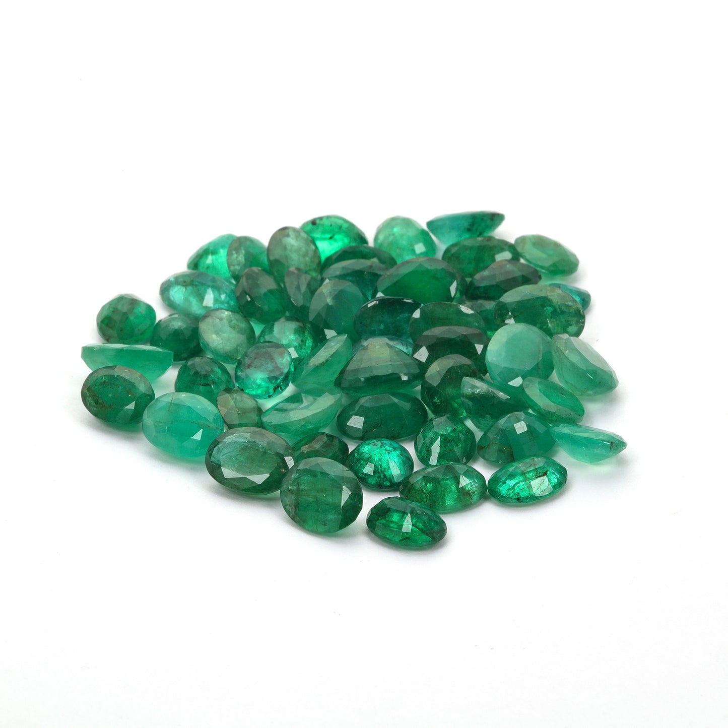 5 Pcs Lot Emerald Oval 9x7mm Approx.10 Carats 