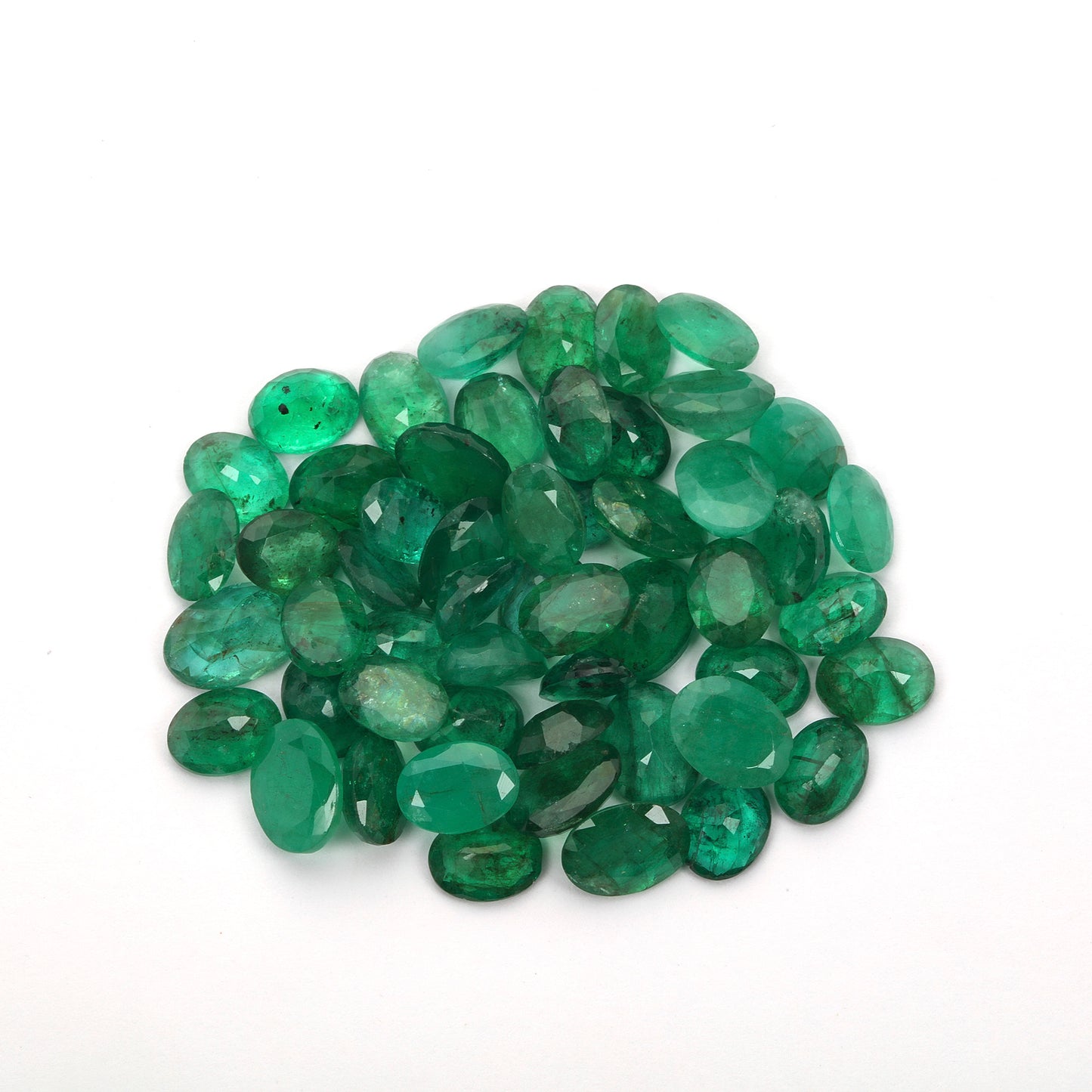 5 Pcs Lot Emerald Oval 9x7mm Approx.10 Carats 