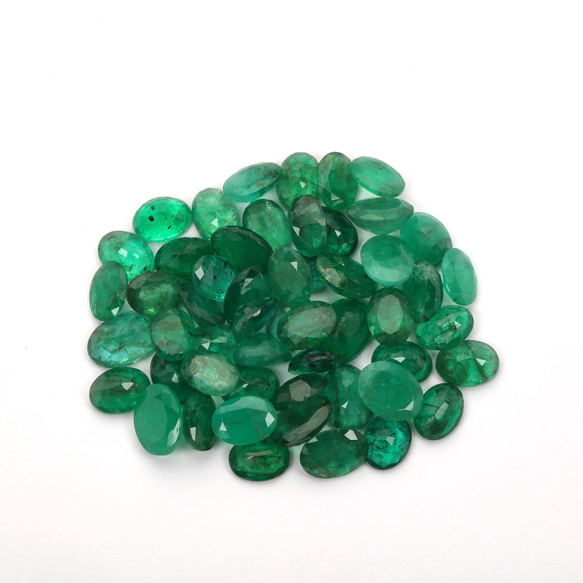 5 Pcs Lot Emerald Oval 9x7mm Approx.10 Carats 