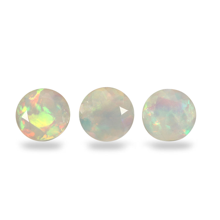 2Pc Lot Ethiopian Opal 6x6mm 0.70 Carats