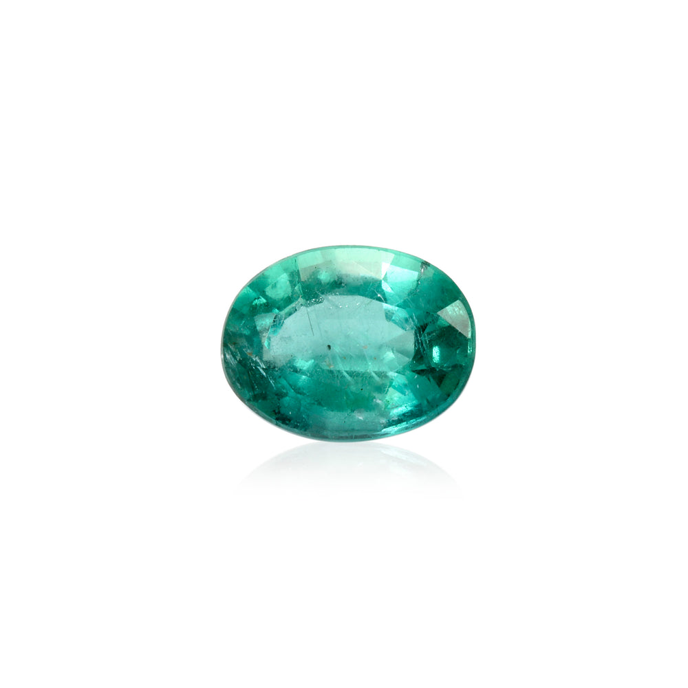 Certified Zambian Emerald (Panna)-1.17 Carats (1.28 Ratti) Zambia, SKU:XY0346