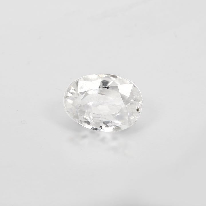 Certified White Zircon 6.14 Cts (6.75 Ratti) XYVW14