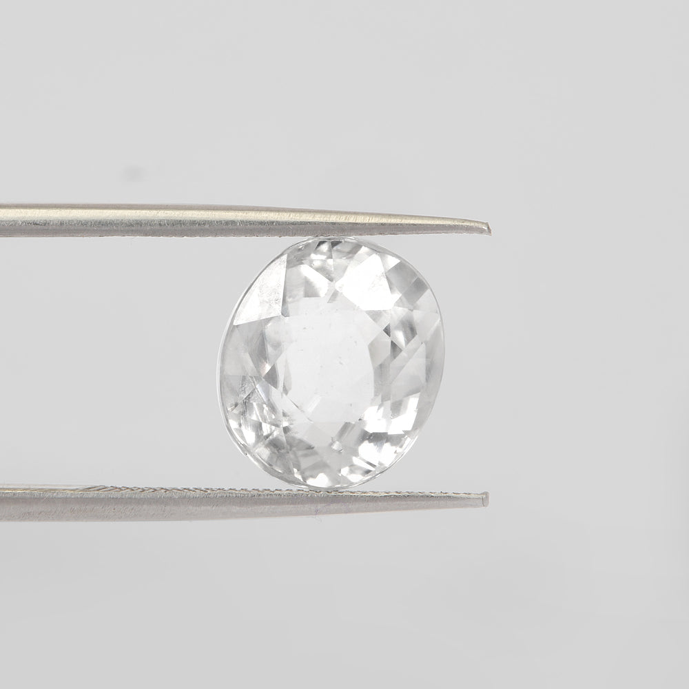 Certified White Zircon 5.68 Cts (6.24 Ratti) XYVW69
