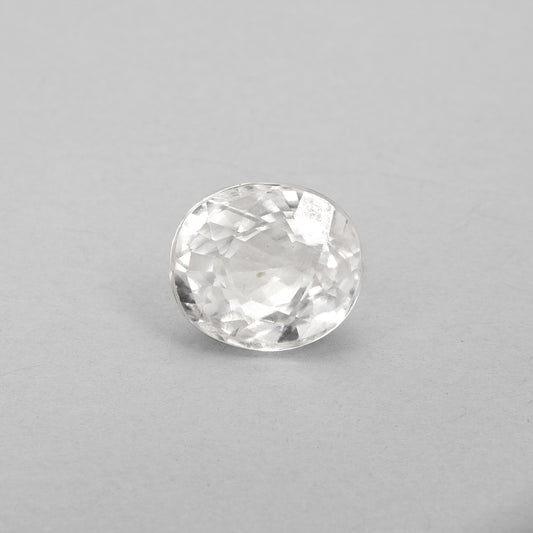 Certified White Zircon 5.68 Cts (6.24 Ratti) XYVW69