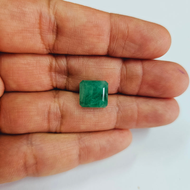 Certified Zambian Emerald (Panna) 8.55 Cts (9.41 Ratti) Zambia