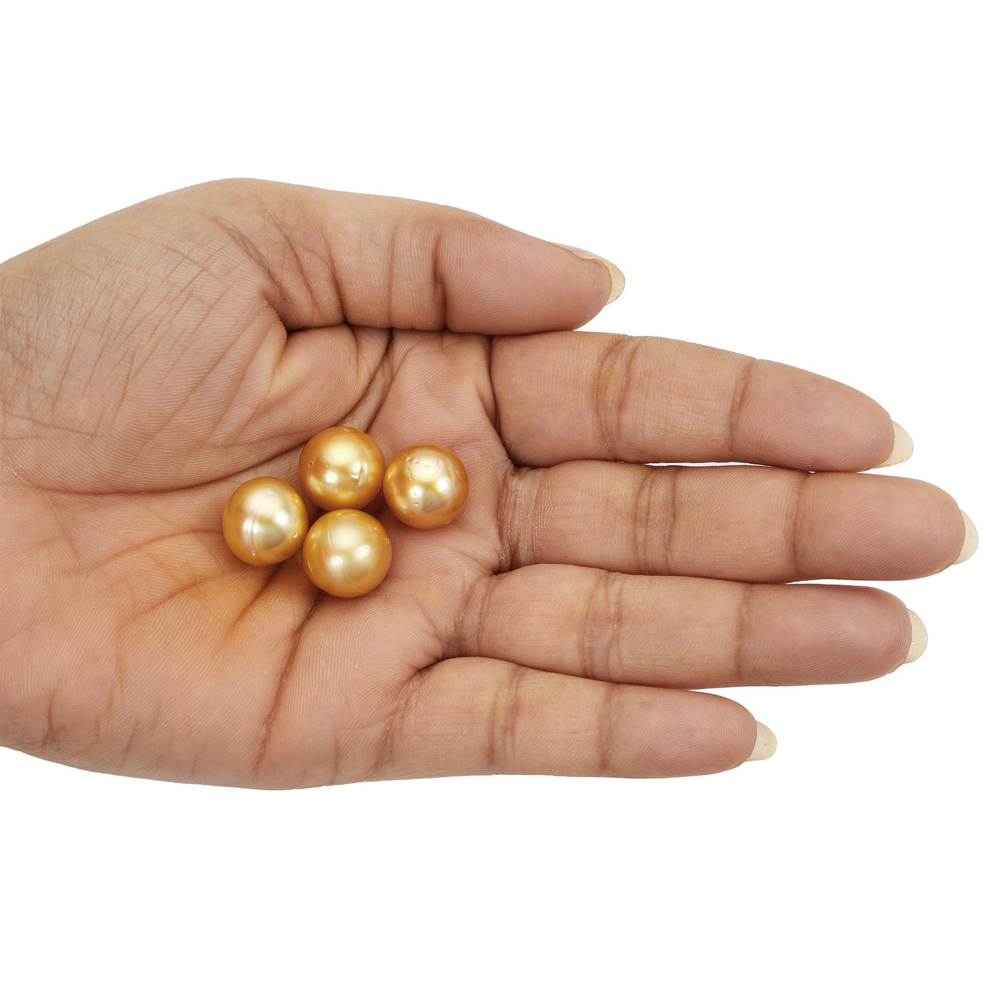 Golden South Sea Pearl Full Drilled 12mm-13mm 14.50 Carats YCOZ18