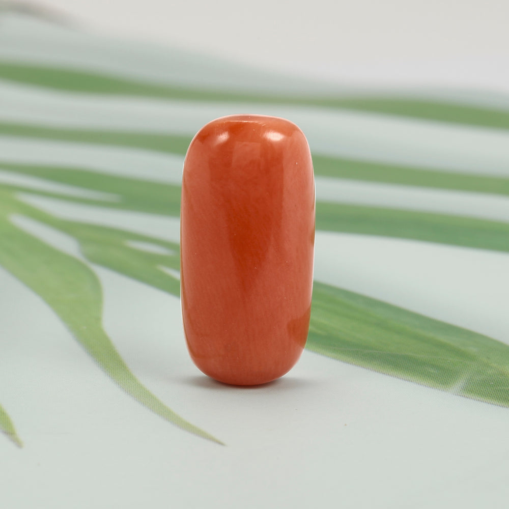 Red Coral (Moonga) 8.40 Cts. (9.24 Ratti) Italy YCZI57