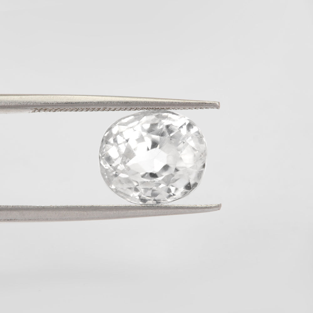 Certified White Zircon 5.03 Cts (5.53 Ratti) YMVW28