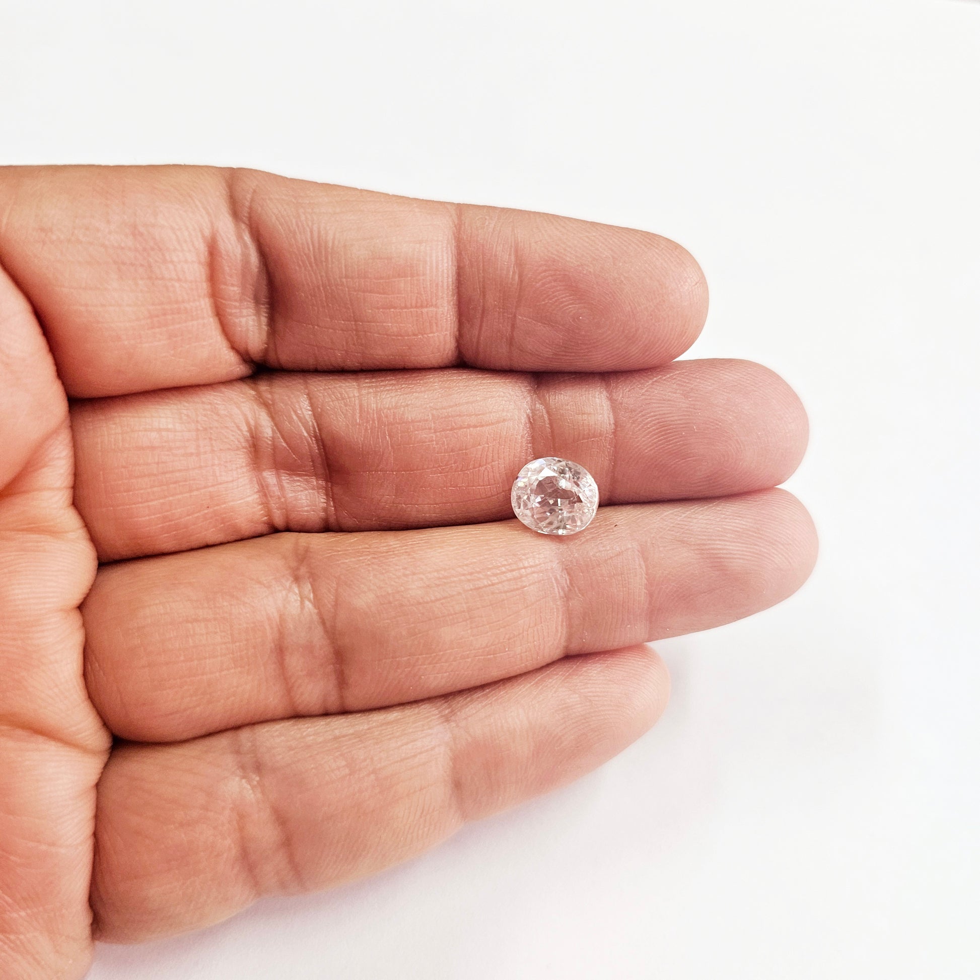 Certified White Zircon 5.03 Cts (5.53 Ratti) YMVW28