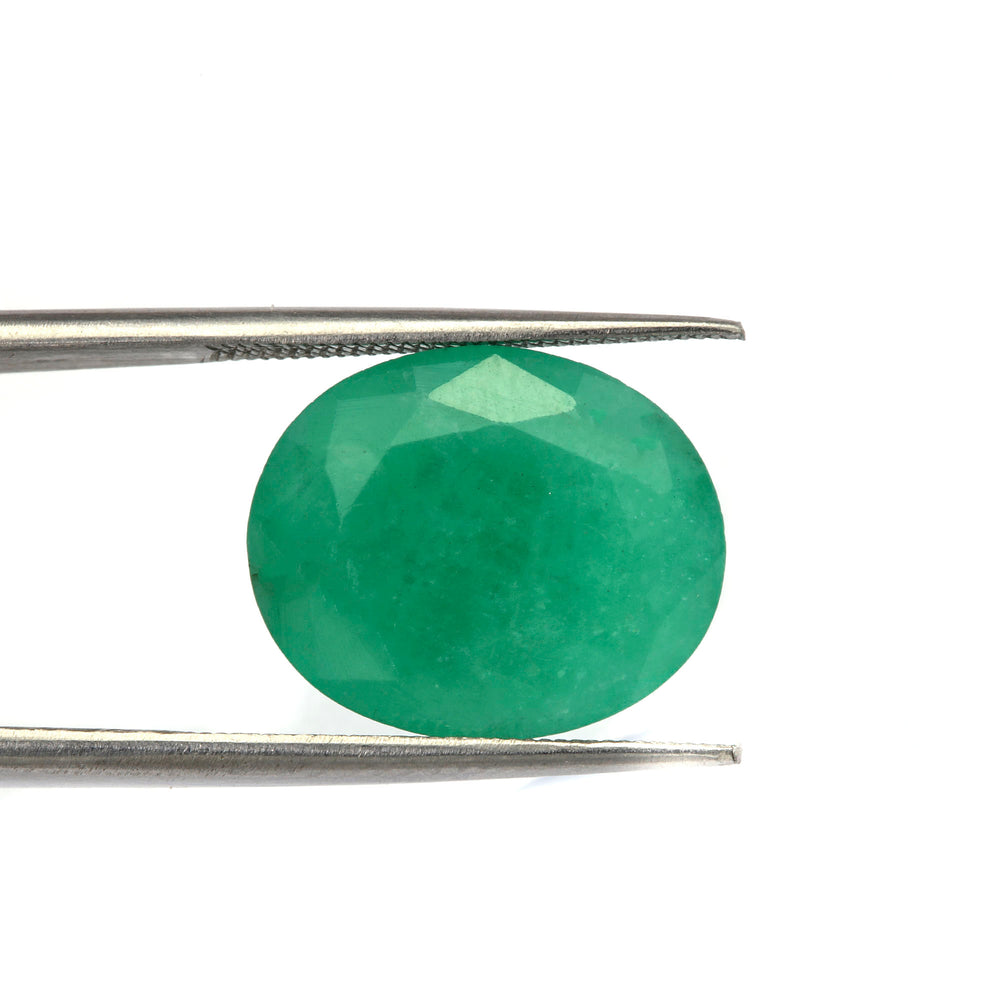 Certified Zambian Emerald (Panna)-8.00 Carats (8.80 Ratti) Zambia, SKU:YSXB61