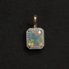 Luxurious Opal Diamond Pendant in 14k Gold(YWNK97)