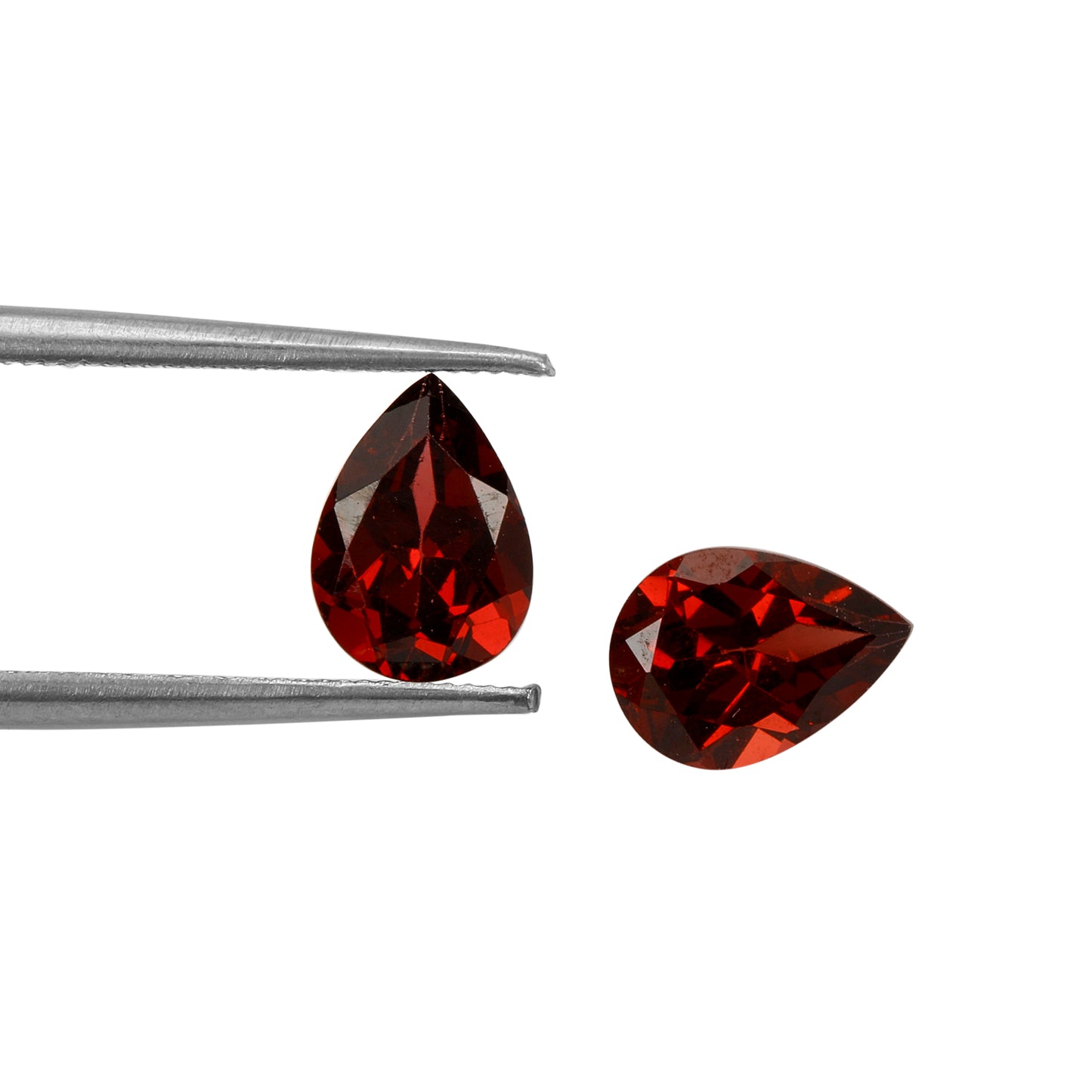 2Pc Lot Umbalite Garnet (Pear 7x5mm) 1.70 Carats