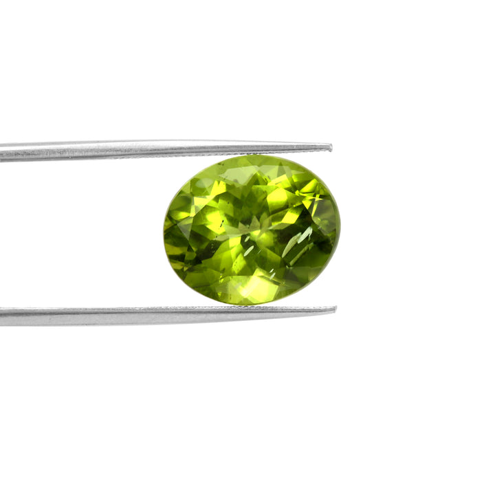 Certified Peridot Oval 7.00 Carats