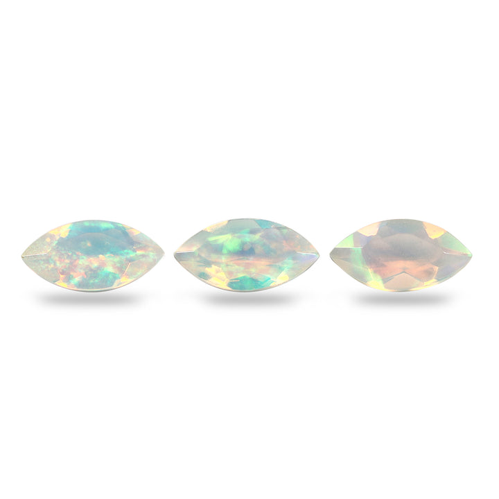 2Pc Lot Ethiopian Opal 8x4mm 0.40 Carats